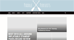 Desktop Screenshot of paddlepursuits.com